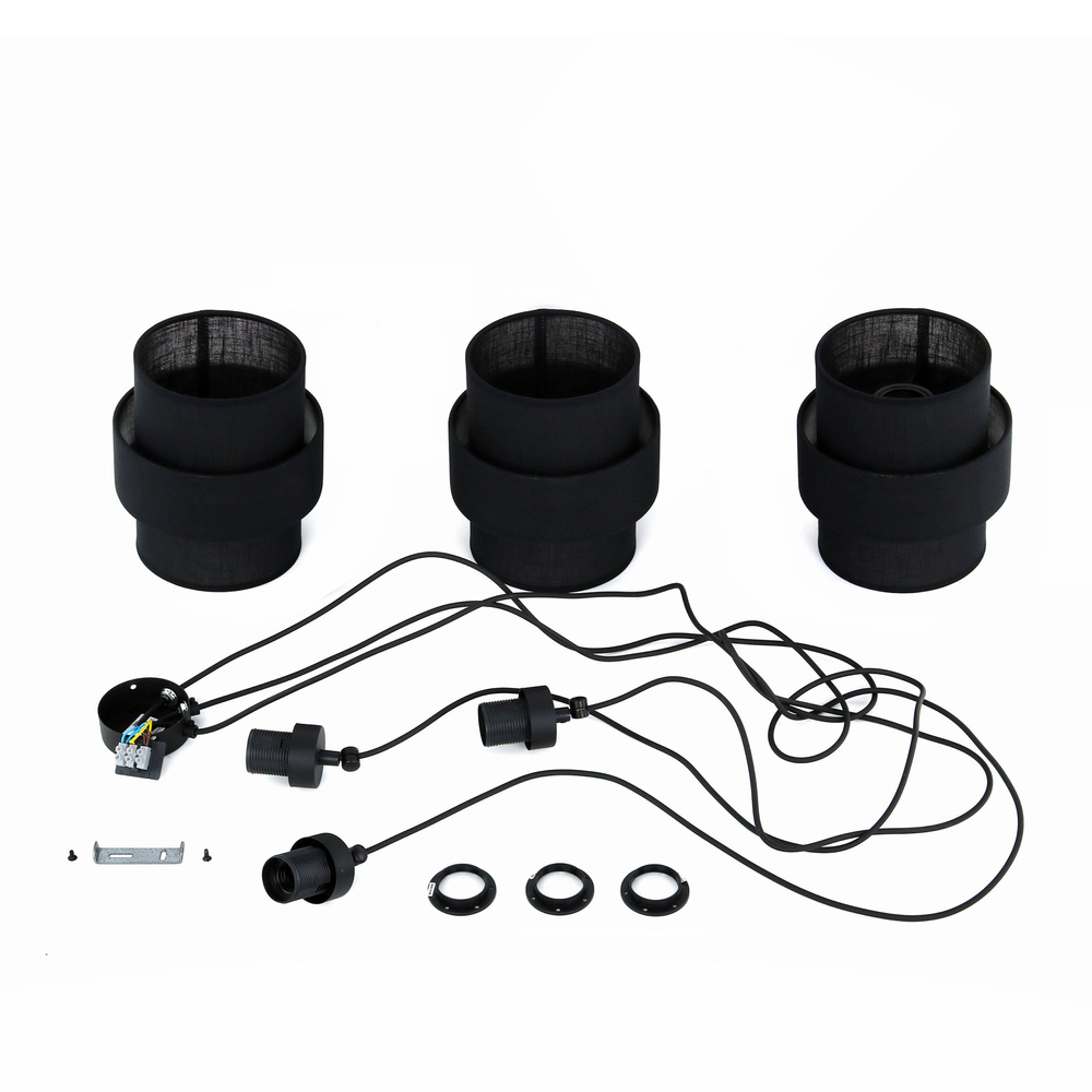 CALISTO BLACK LAMPA WISZĄCA 3