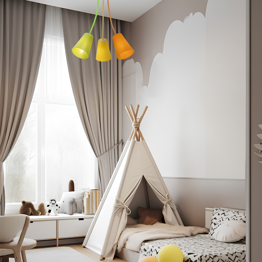 WIRE COLOUR LAMPA SUFITOWA 3