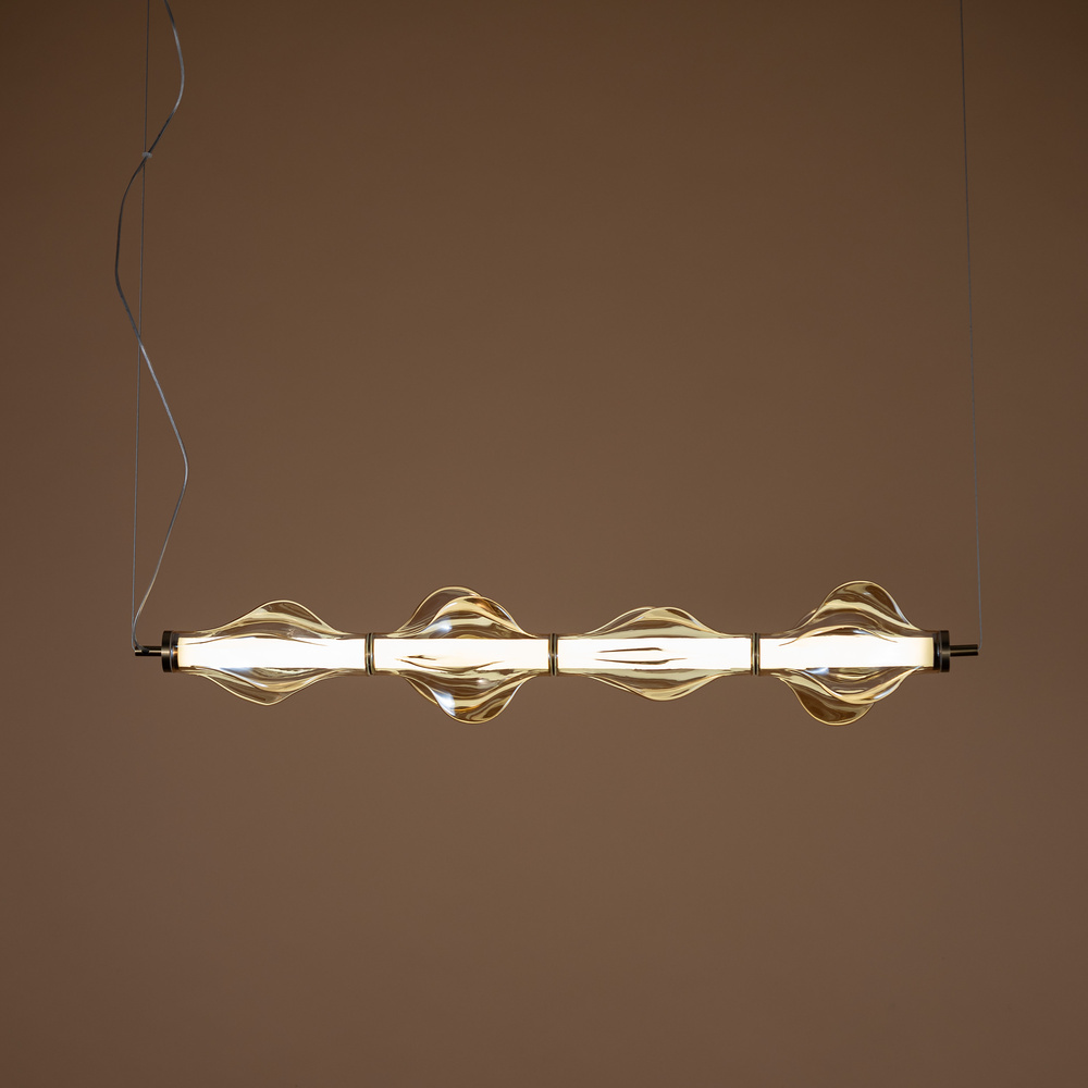 ELVA BRASS LAMPA WISZĄCA LED 30W