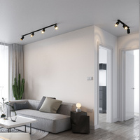 AMIS BLACK 4XGU10 PODTYNKOWY