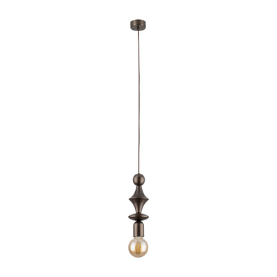 TOWER BROWN LAMPA WISZACA 1XE27