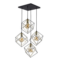 ALAMBRE LAMPA WISZĄCA 4 PŁ CZ/ZŁ