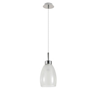 MORRO CHROME/WHITE LAMPA WISZĄCA 1XE27