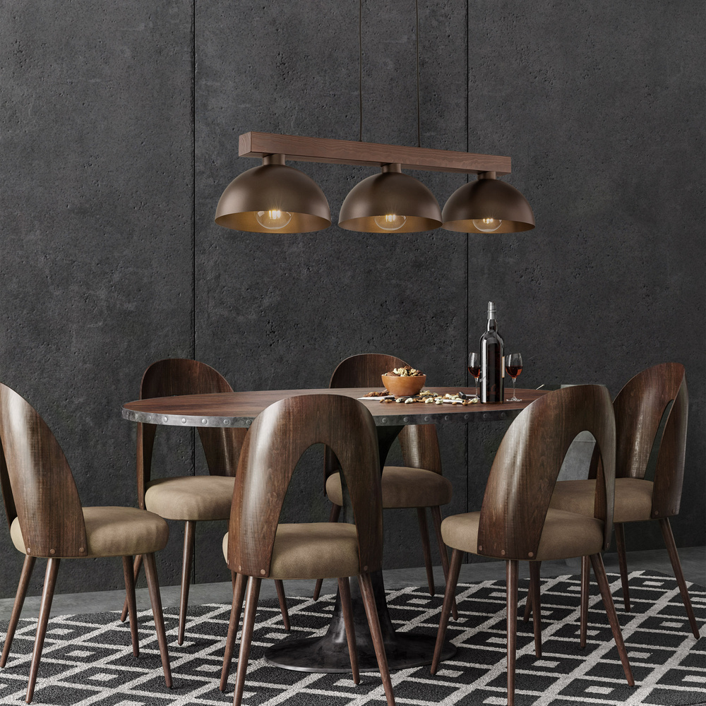 OSLO BROWN LAMPA WISZĄCA 3