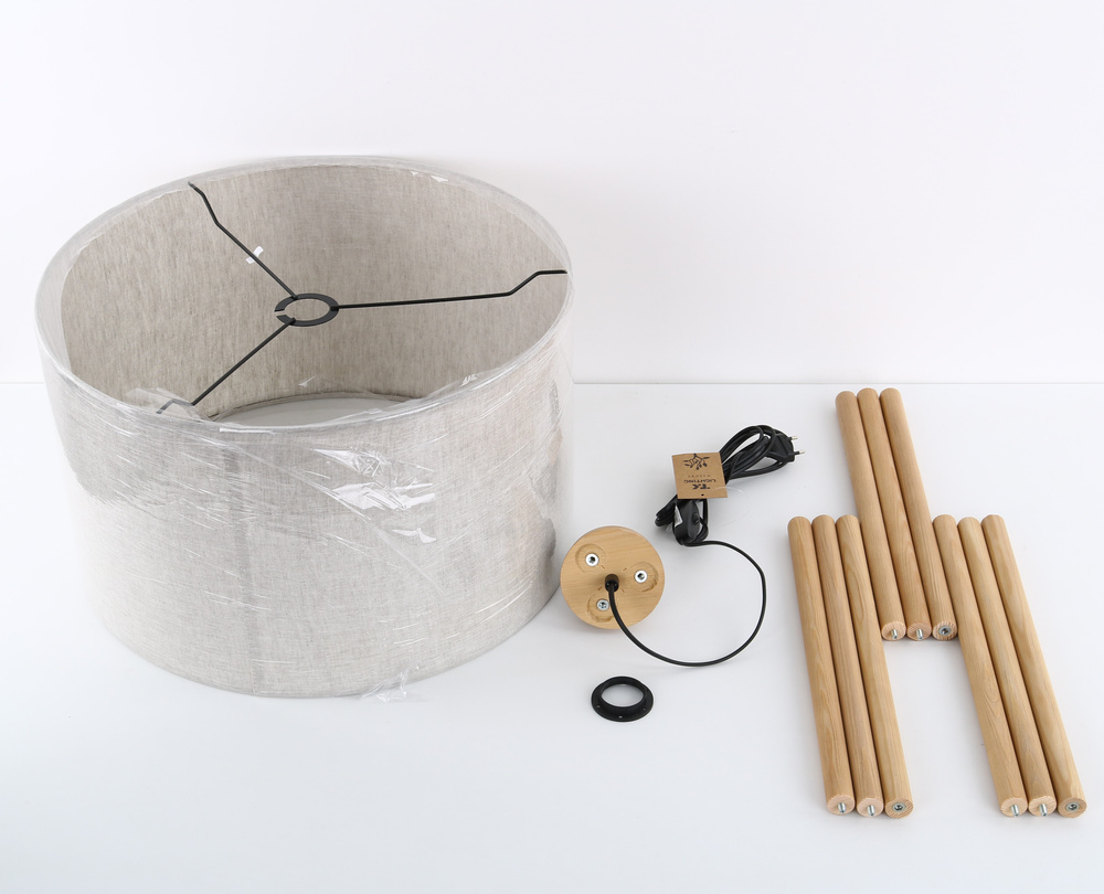 TOKYO NATURE LAMPA PODŁOGOWA 1 SOSNA POSTARZANA