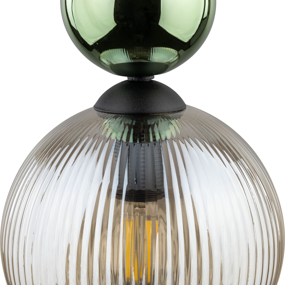SOPHIA GREEN COGNAC LAMPA WISZĄCA 1XE14
