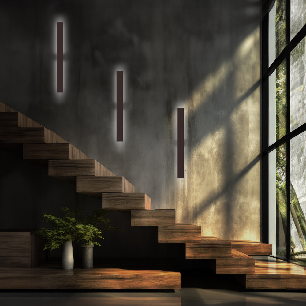 NAVI BROWN LONG KINKIET LED