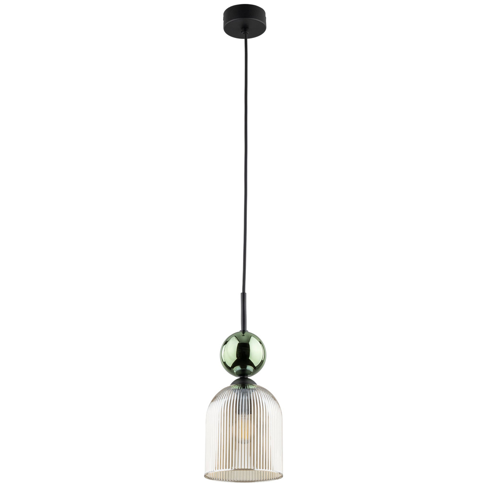 SOPHIA GREEN COGNAC LAMPA WISZĄCA 1XE14
