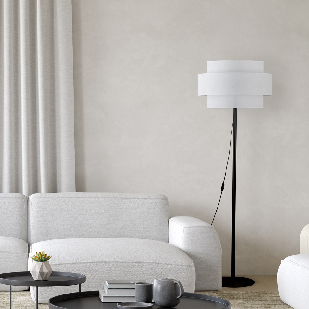 CALISTO WHITE LAMPA PODŁOGOWA 1