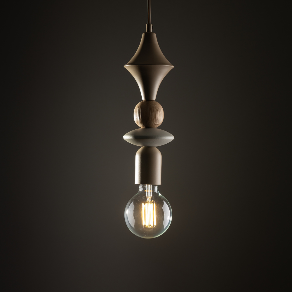 TOWER SABIA WOOD 1XE27