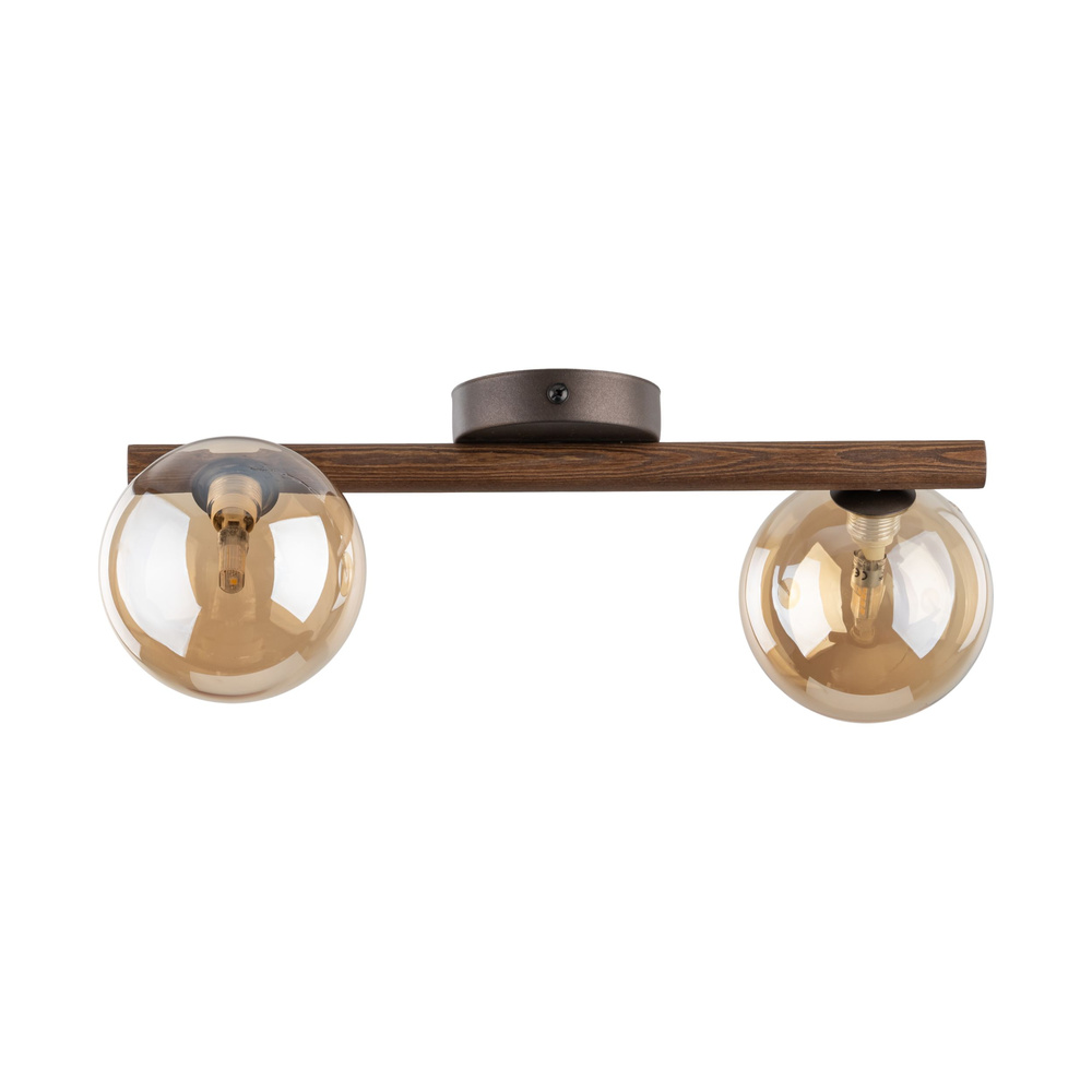 ESTERA WOOD ORZECH BURSZTYN KINKIET 2XG9