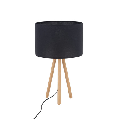 TOKYO BLACK LAMPKA NOCNA 1 SOSNA POSTARZANA