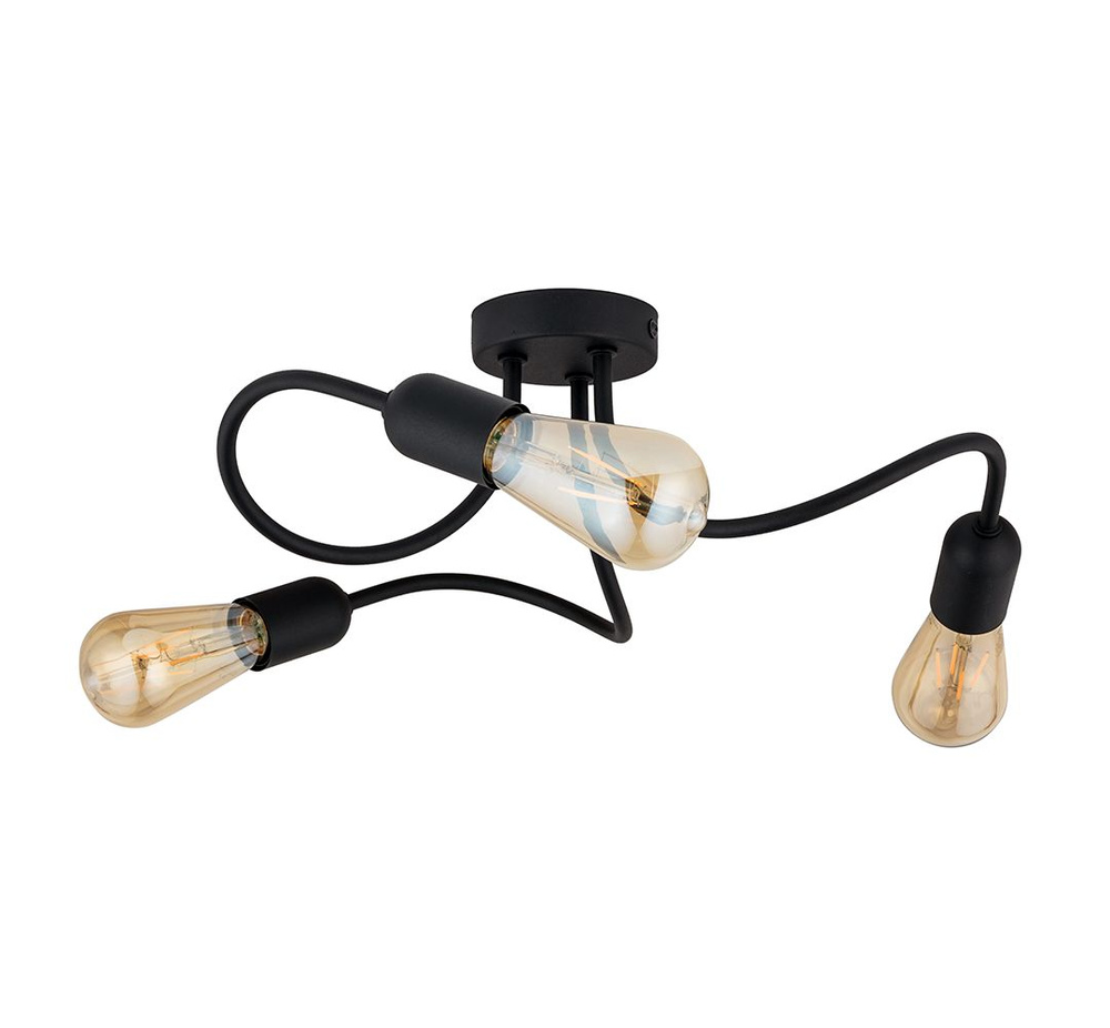 WAVE BLACK LAMPA SUFITOWA 3 E27