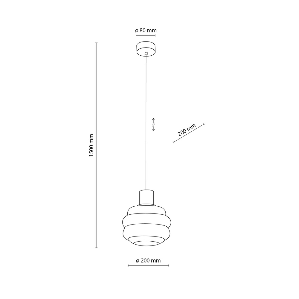 MELIA LAMPA WISZĄCA 1XE27