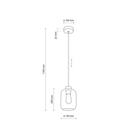 MARCO GREEN LAMPA WISZĄCA 1