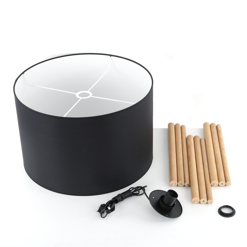 TOKYO LAMPA PODŁOGOWA 1 SOSNA/CZARNY