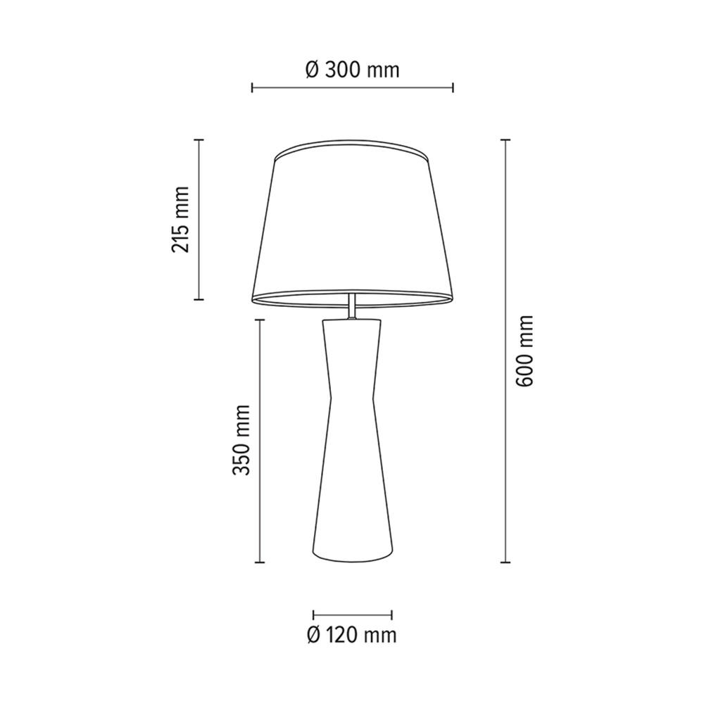 Lampa stołowa AZALEA drewno dębowe 7017408111791