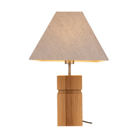 Lampa stołowa FORTE drewno dębowe 7017414611788