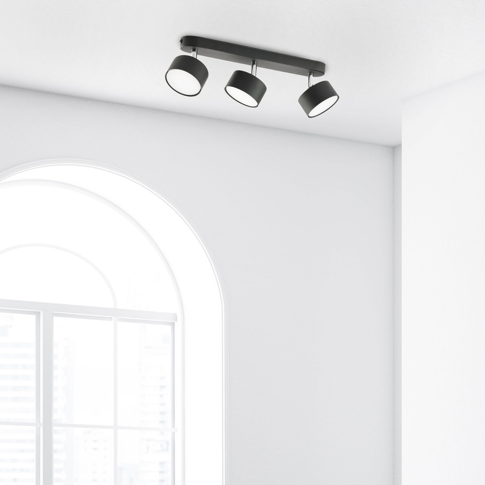 CLARK BLACK LAMPA SUFITOWA 3