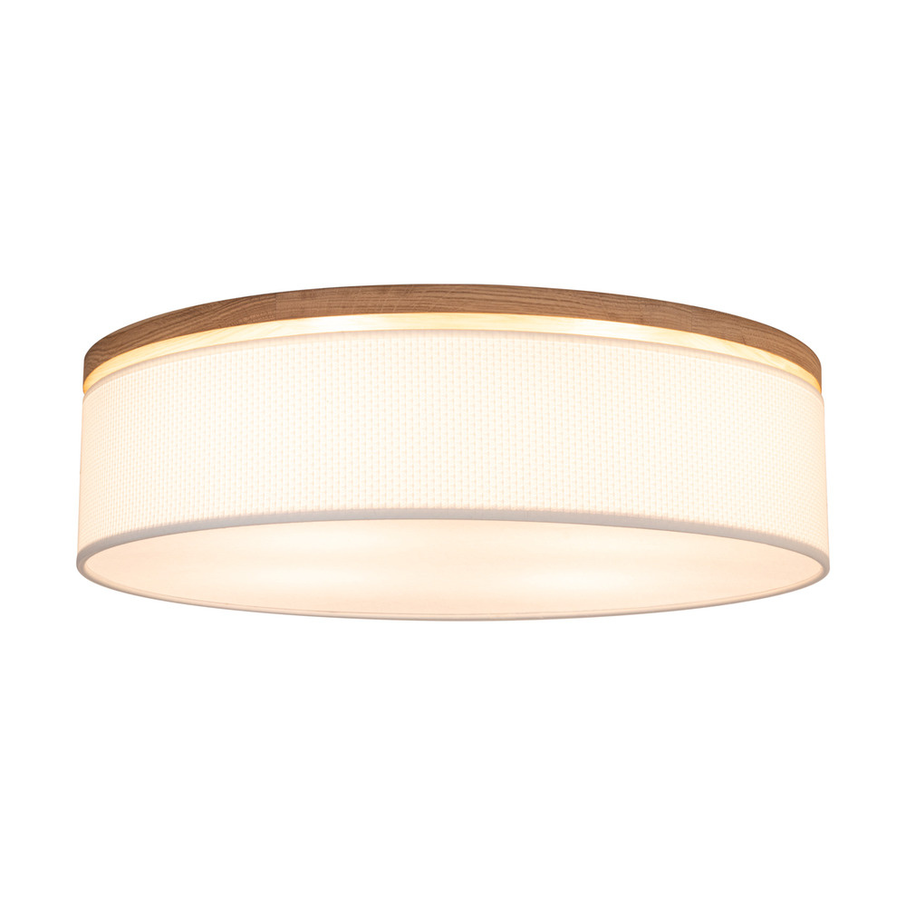 Lampa sufitowa MERCEDES drewno dębowe 4047400311544