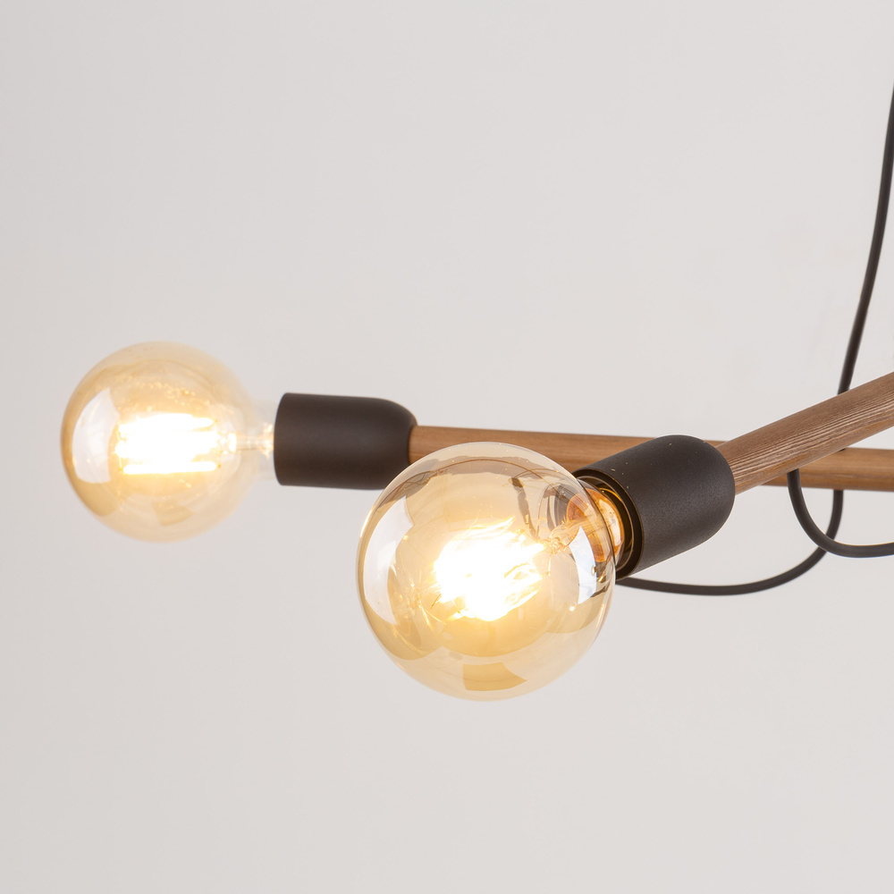 HELIX WOOD ORZECH LAMPA WISZĄCA 4