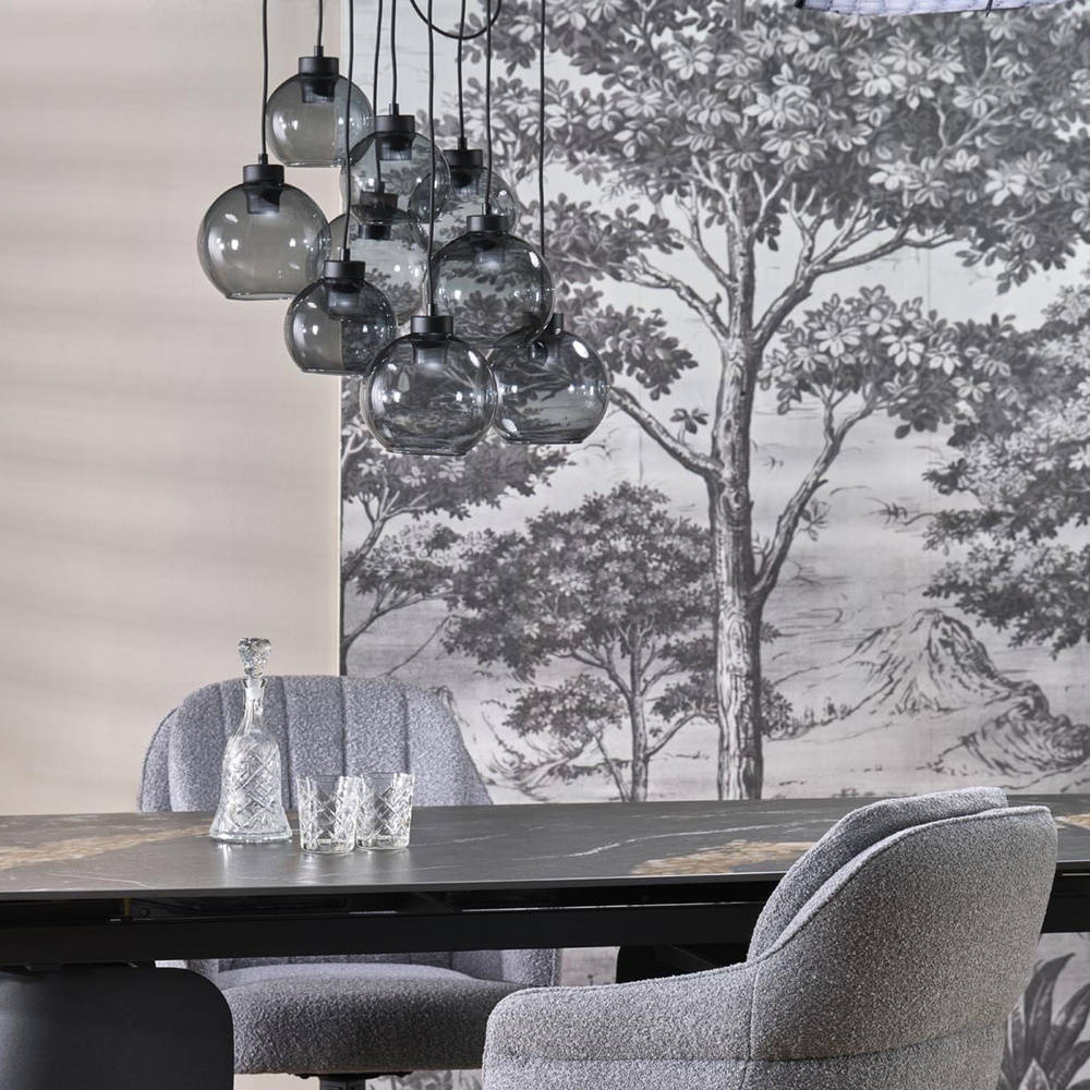 CUBUS GRAPHITE LAMPA WISZĄCA 9 KOŁO