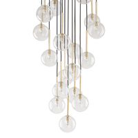 NILOS BLACK GOLD LAMPA WISZĄCA 17