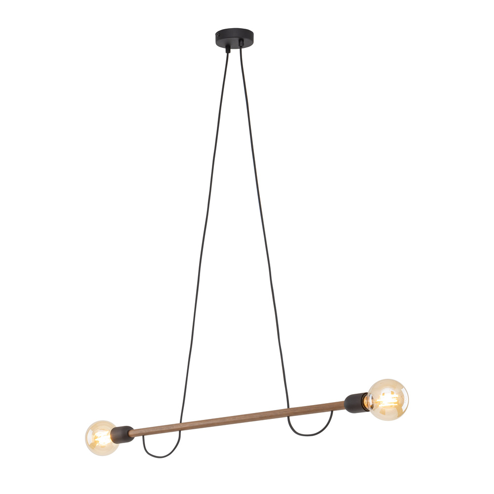 HELIX WOOD ORZECH LAMPA WISZACA 2