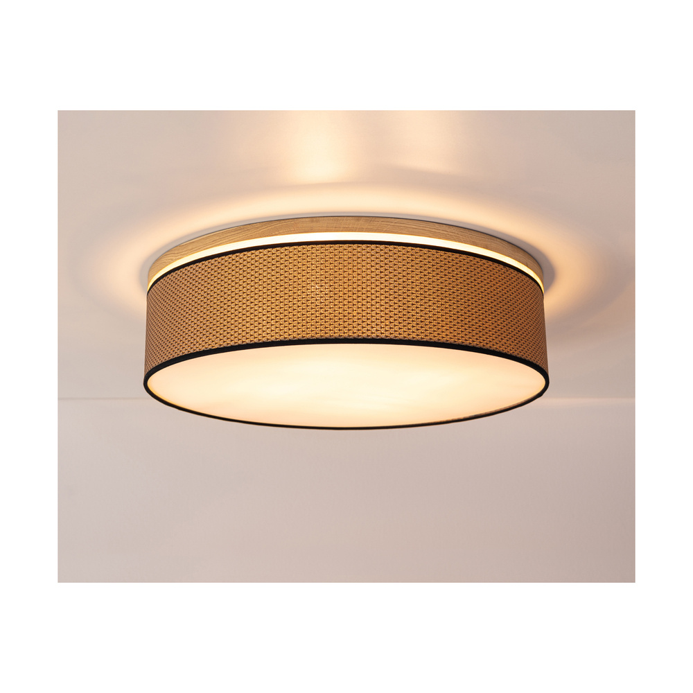 Lampa sufitowa MERCEDES drewno dębowe 4037400211555