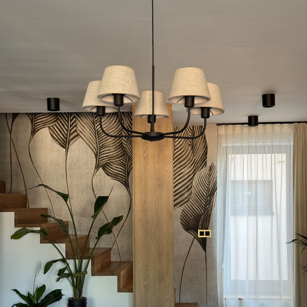 CHICAGO LINEN LAMPA WISZĄCA 5