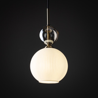 SOPHIA COGNAC WHITE LAMPA WISZACA 1XE14