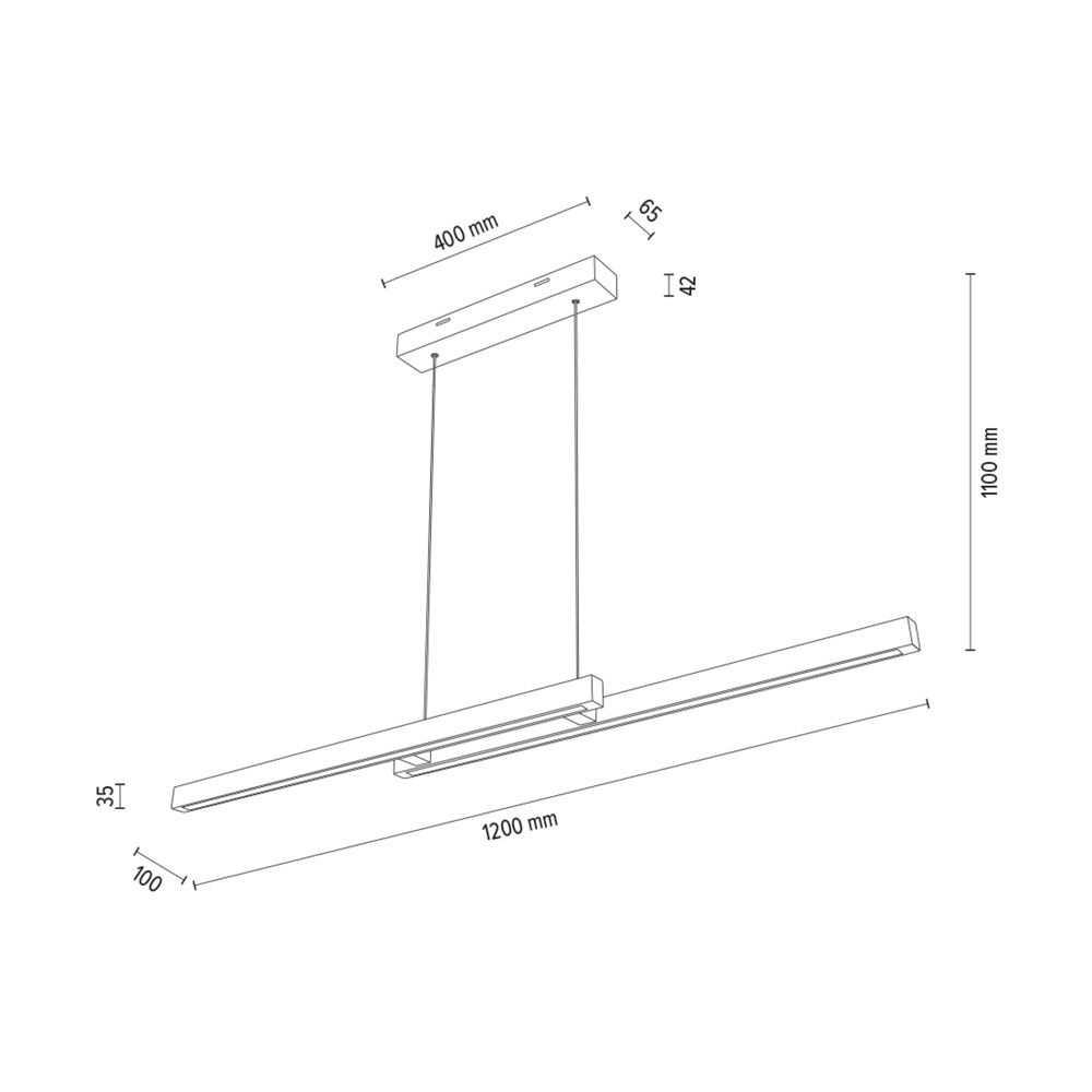Lampa wisząca SMAL drewno dębowe DIMM 1027403700000