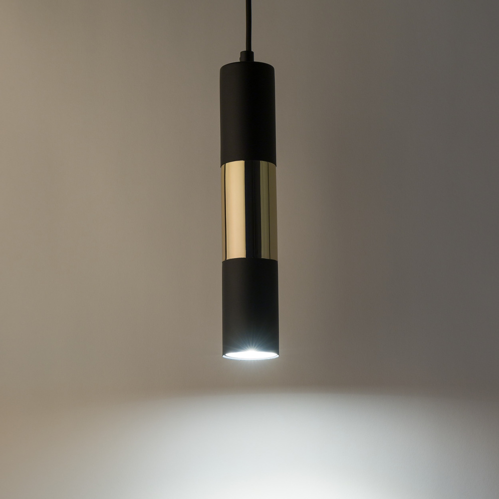 VIVIEN BLACK/GOLD LAMPA WISZĄCA 1
