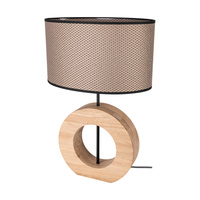 Lampa stołowa LOGAN drewno dębowe 7017411811539