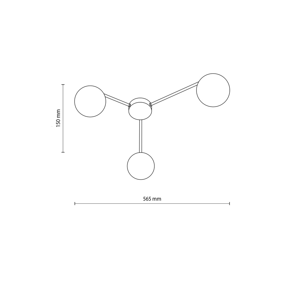 ELTON BLACK LAMPA SUFITOWA 3