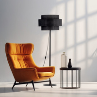 CALISTO BLACK LAMPA PODŁOGOWA 1