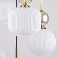 SOPHIA COGNAC WHITE LAMPA WISZACA 5XE14