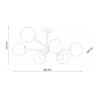SARIUS GOLD LAMPA SUFITOWA 6