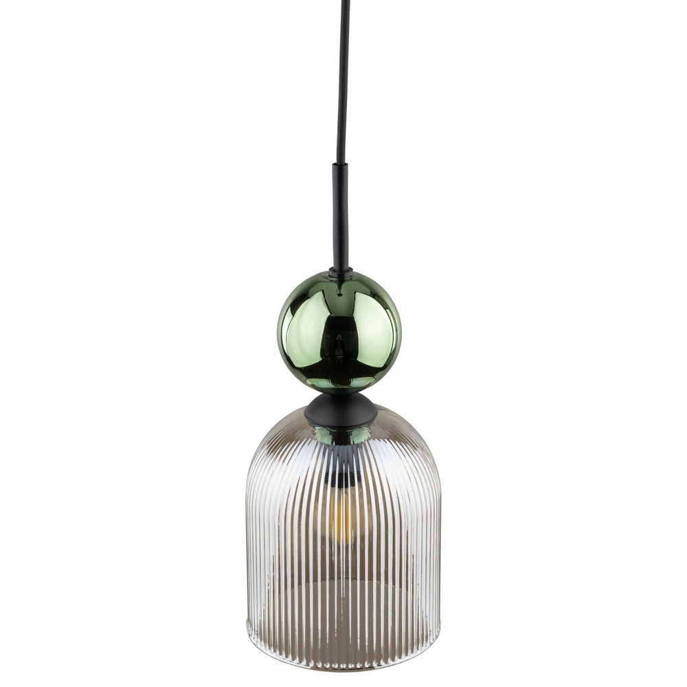 SOPHIA GREEN COGNAC LAMPA WISZĄCA 1XE14