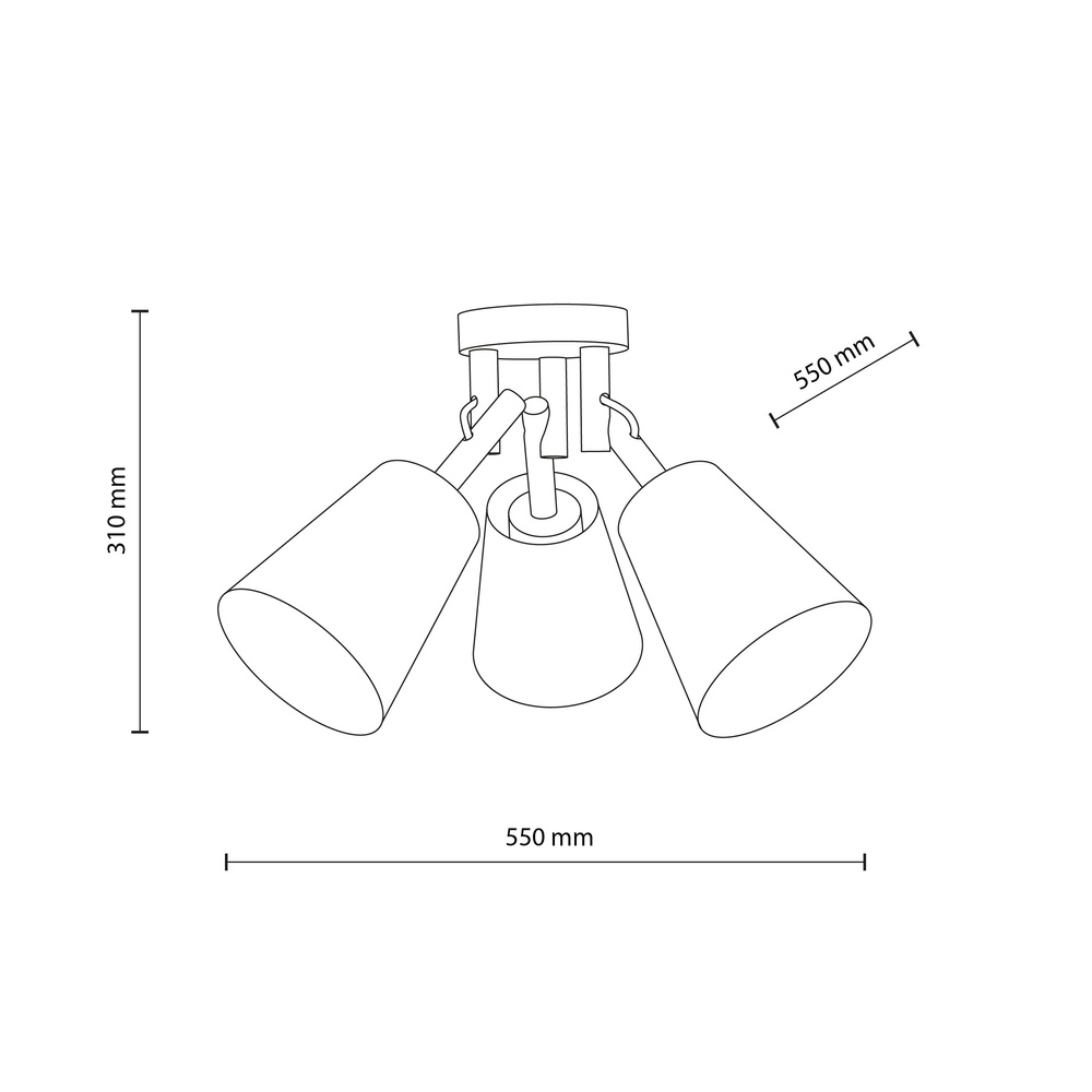 VAIO SABIA LAMPA SUFITOWA 3XE27