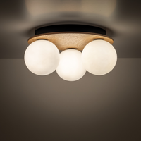 BIANCA WOOD LAMPA SUFITOWA 3