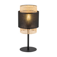 BOHO BLACK LAMPKA NOCNA 1