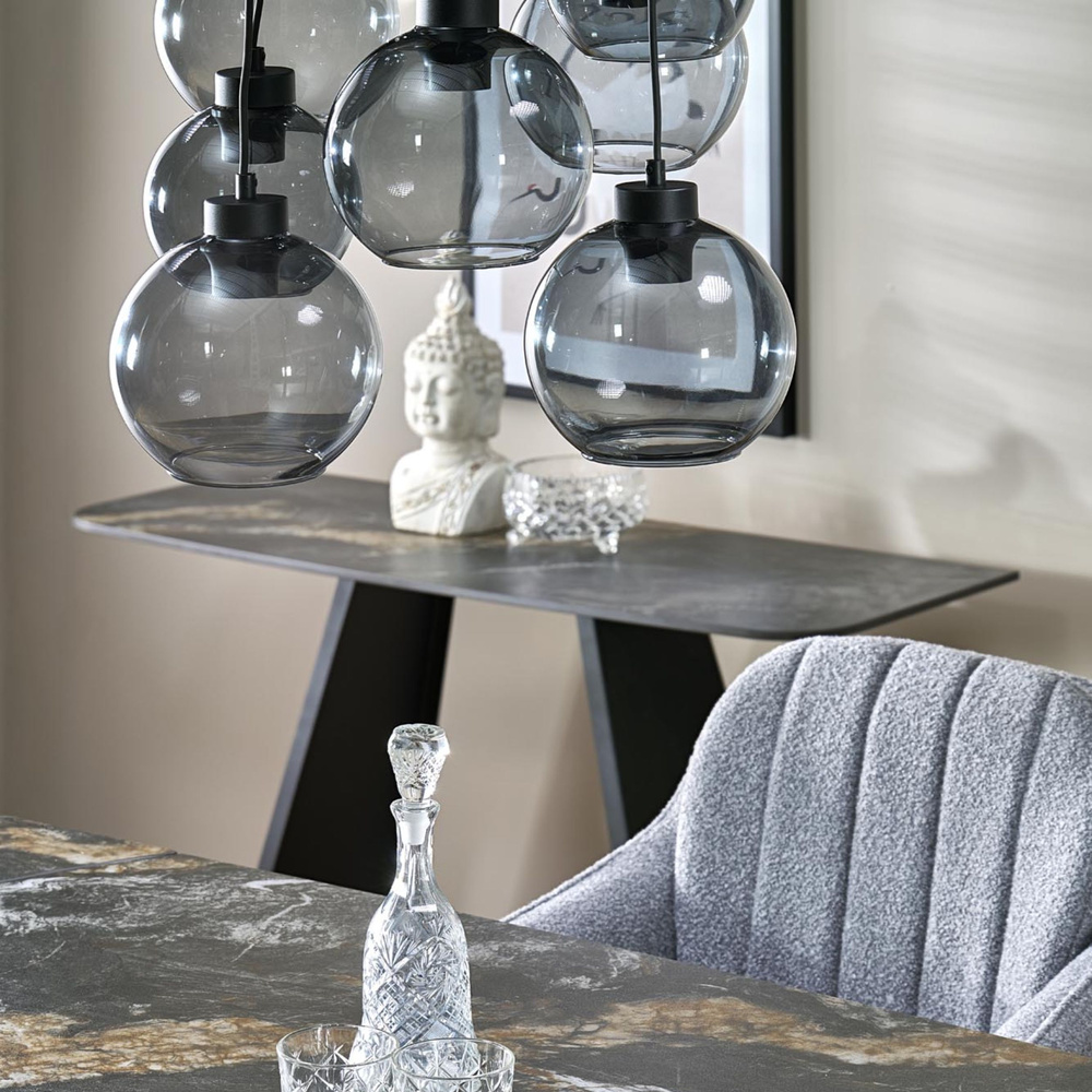 CUBUS GRAPHITE LAMPA WISZĄCA 9 KOŁO