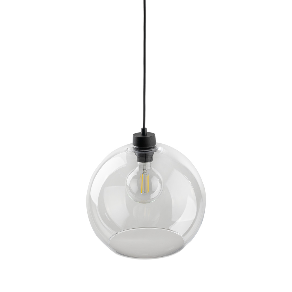 CUBUS LAMPA WISZĄCA 1 PŁ TRANSPARENT