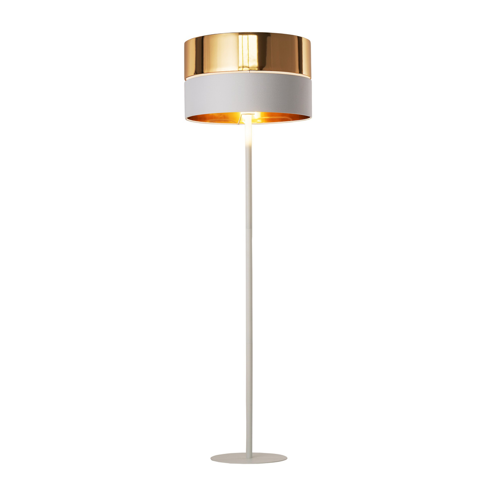 HILTON WHITE/GOLD LAMPA PODŁOGOWA 1