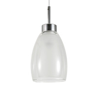 MORRO CHROME/WHITE LAMPA WISZĄCA 1XE27