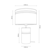 Lampa stołowa PALO drewno dębowe 7017414011784