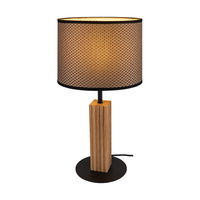 Lampa stołowa RIFLET drewno dębowe 7010412711690