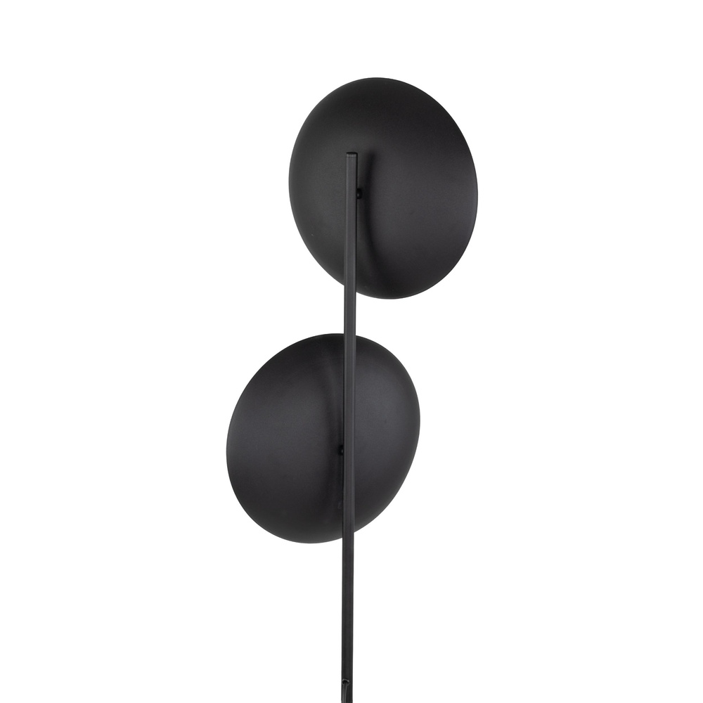 SLATE BLACK GLASS LAMPA PODŁOGOWA 2XG9