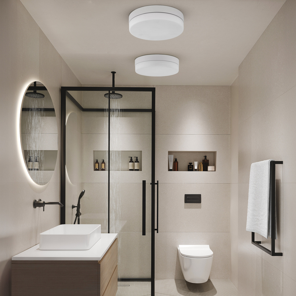 PORI WHITE PLAFON ŁAZIENKOWY 2XE27 IP 44